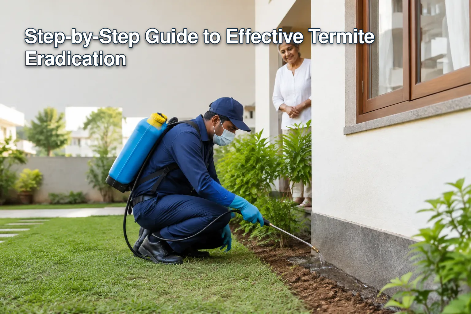 Application of liquid termiticides for termite treatment