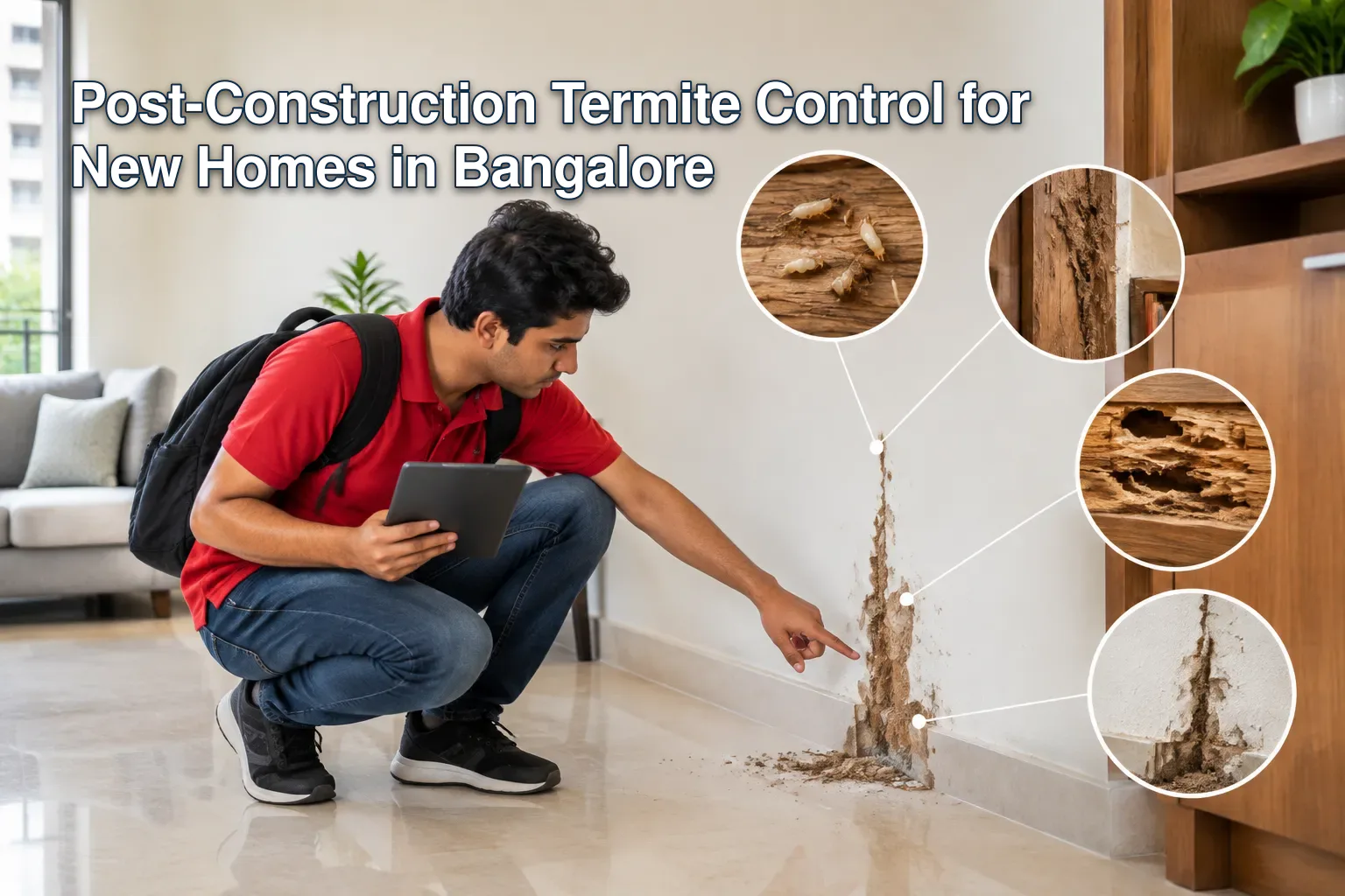 Infographic of termite damage in Bangalore homes