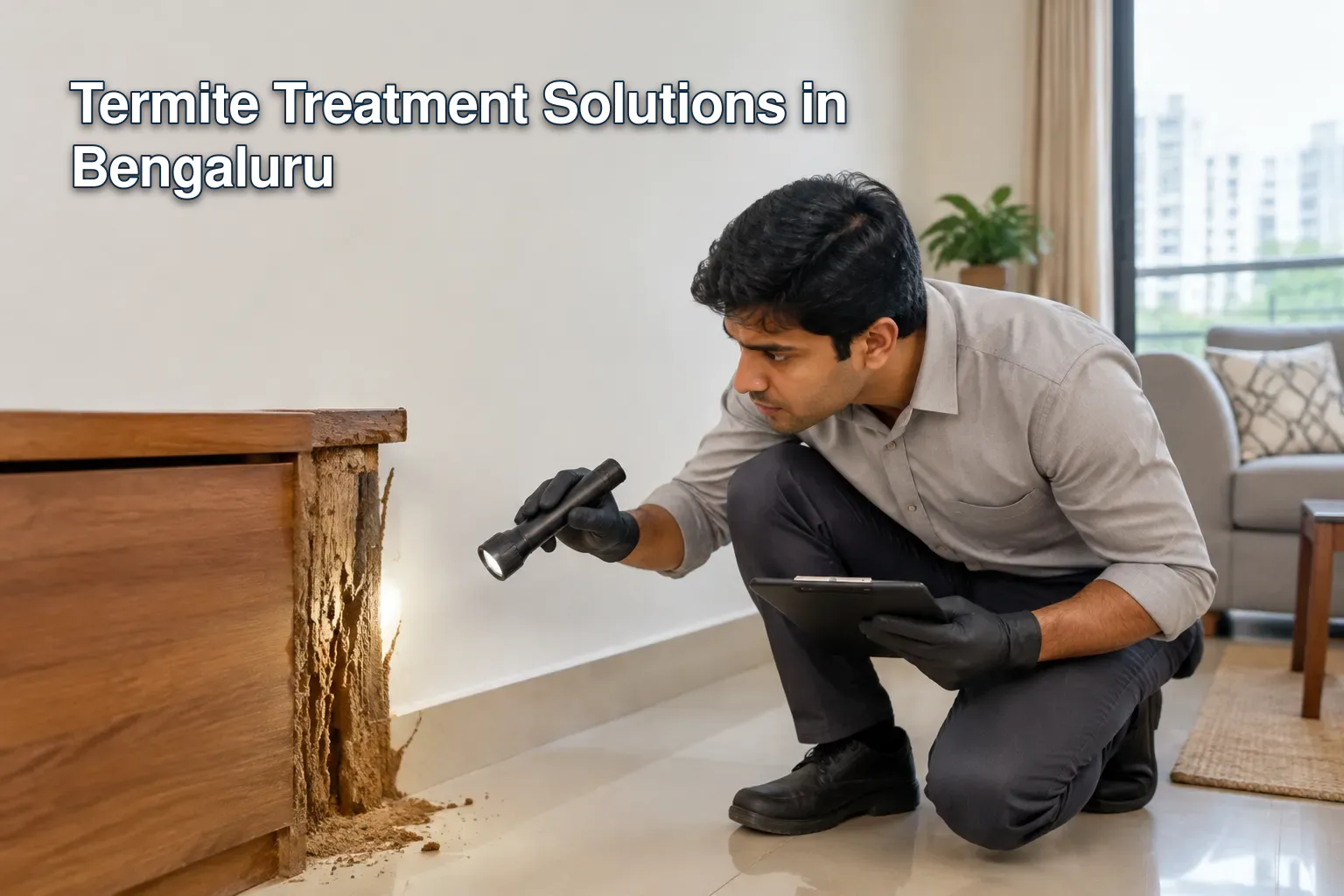 Termite inspection in Bangalore home