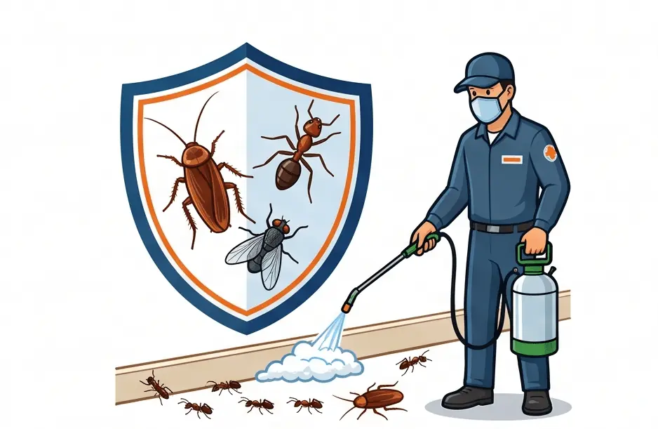 Comprehensive General Home Pest Control Bangalore