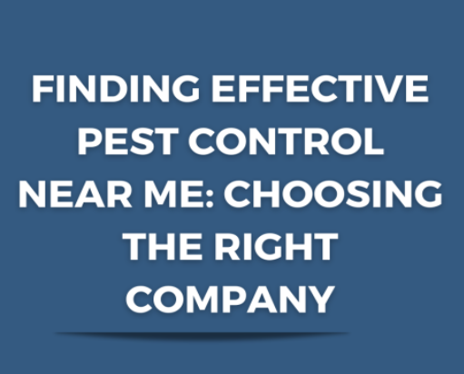best pest control near me