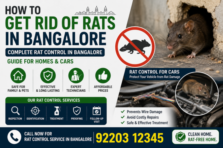 How to Get Rid of Rats in Bangalore – Complete Rat Control in Bangalore -Guide for Homes & Cars