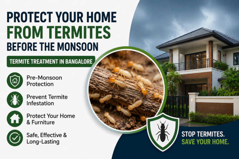 How to Protect Your Home from Termites in Bangalore Before the Monsoon