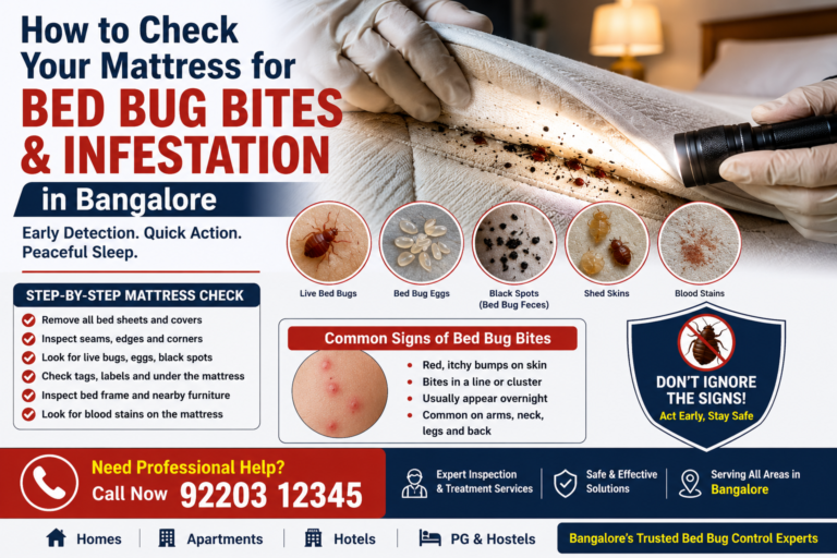 Bed Bug Bites Bangalore: Check Your Mattress
