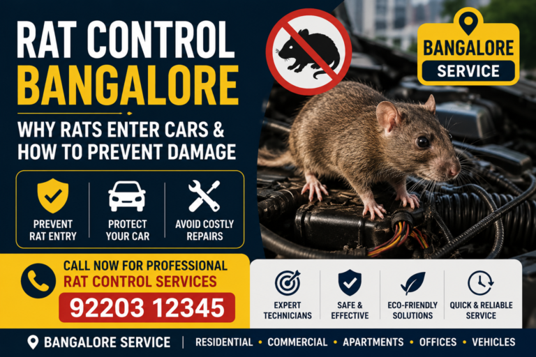 Why Are Rats Entering Bangalore Cars? Rat Control Bangalore Guide