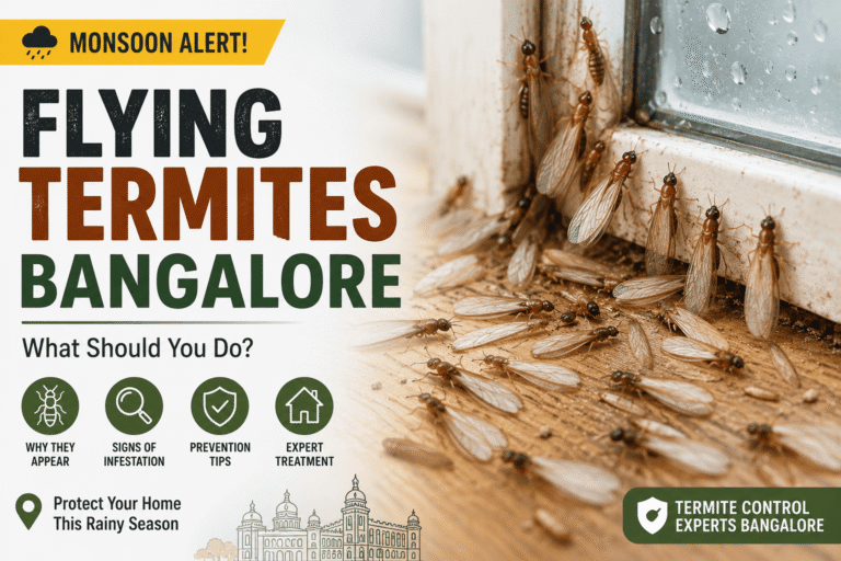 Flying Termites Bangalore: What Should You Do During the Rainy Season?