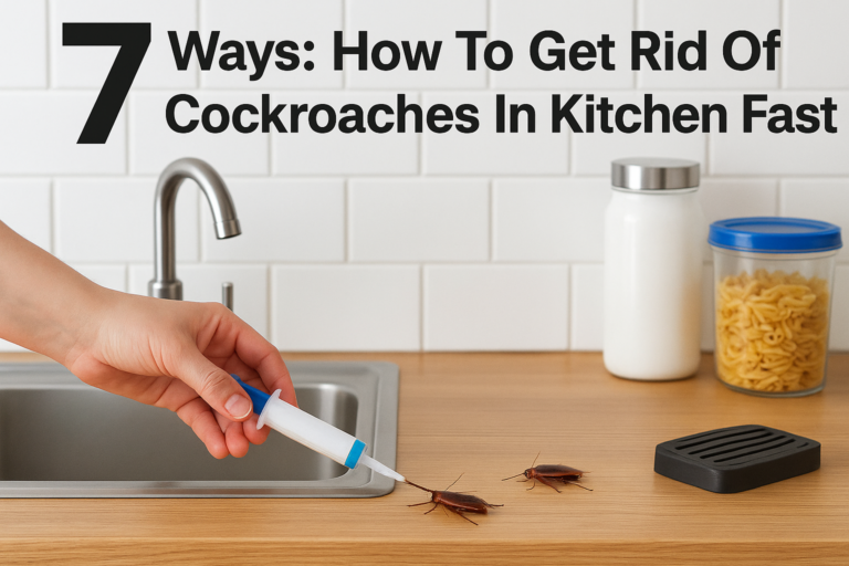 7 Ways: How To Get Rid Of Cockroaches In Kitchen Fast