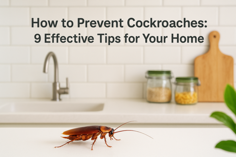 How to Prevent Cockroaches: 9 Effective Tips for Your Home