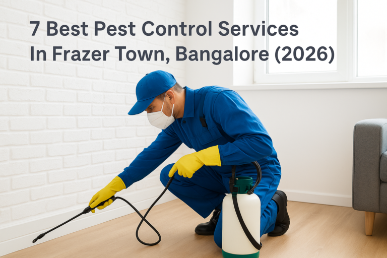 7 Best Pest Control Services In Frazer Town, Bangalore (2026)