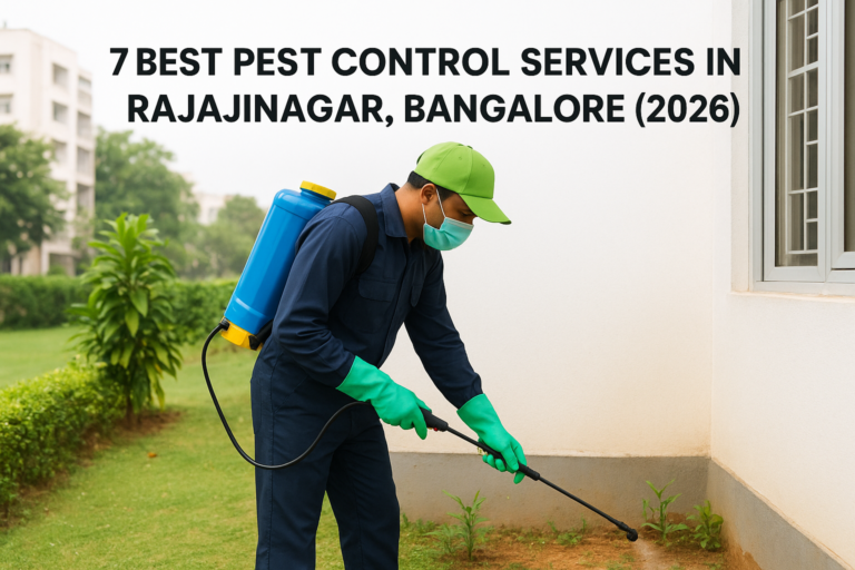 7 Best Pest Control Services In Rajajinagar, Bangalore (2026)