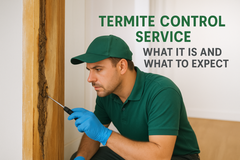Termite Control Service: What It Is and What to Expect