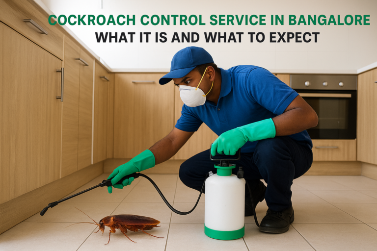 Cockroach Control Service in Bangalore: What It Is and What to Expect