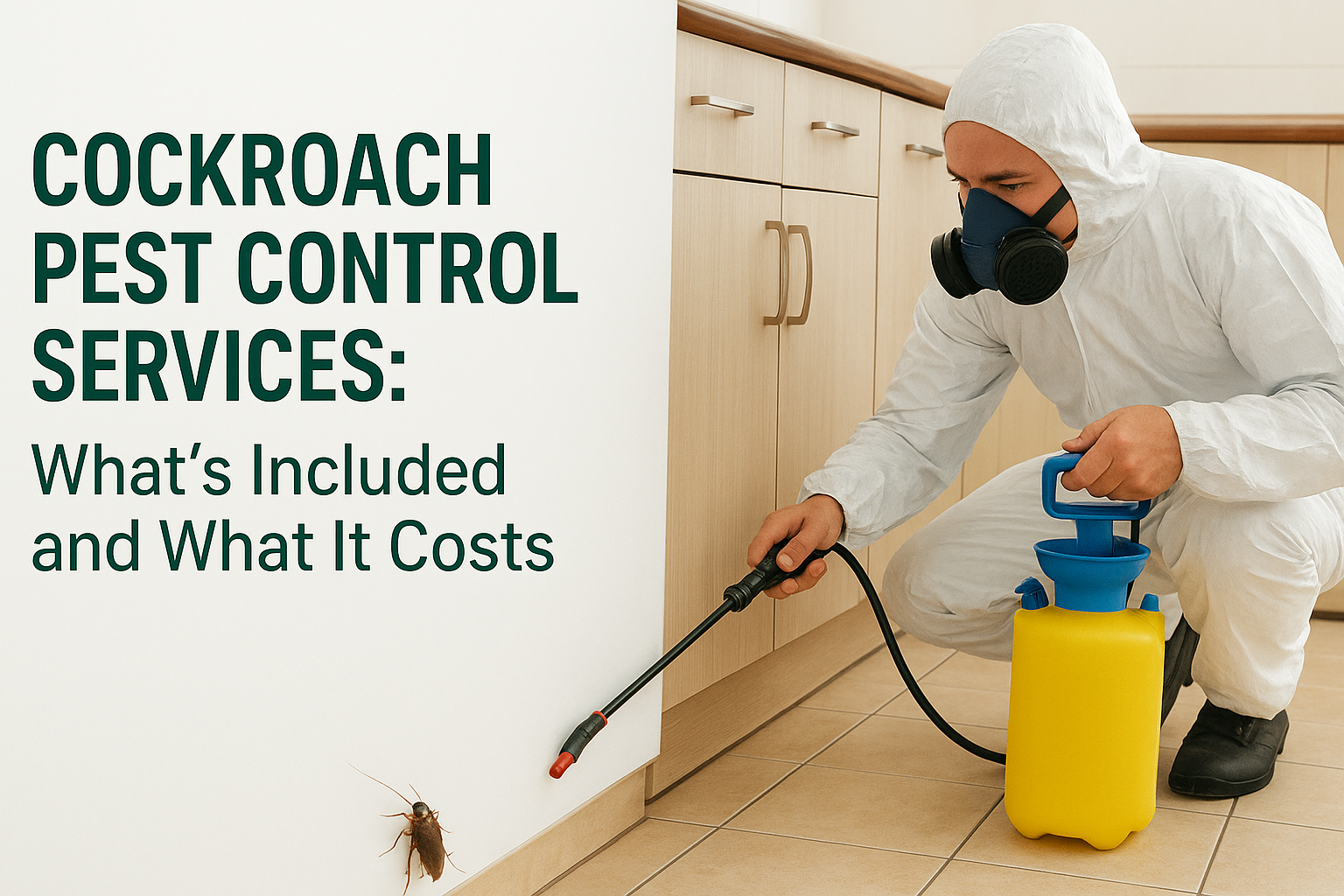 Cockroach Pest Control Services: What's Included and What It Costs