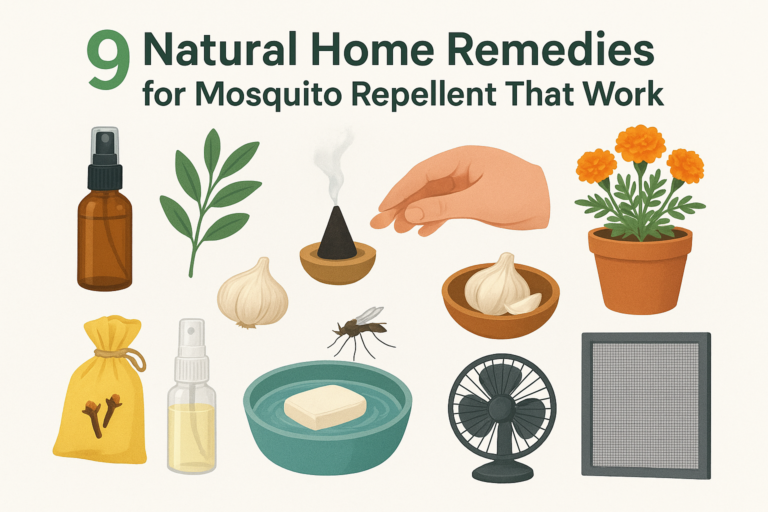 9 Natural Home Remedies for Mosquito Repellent That Work