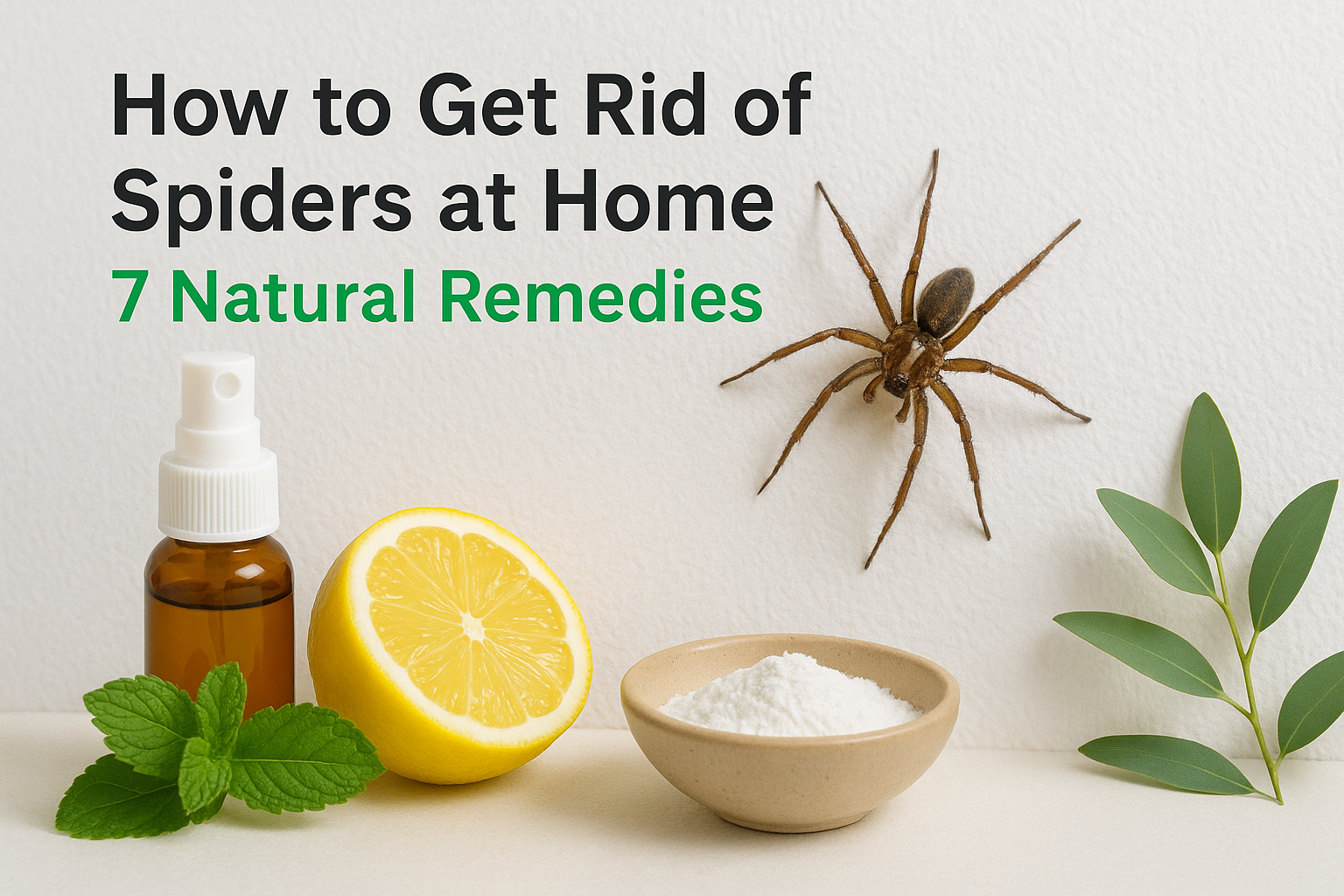 How to Get Rid of Spiders at Home: 7 Natural Remedies