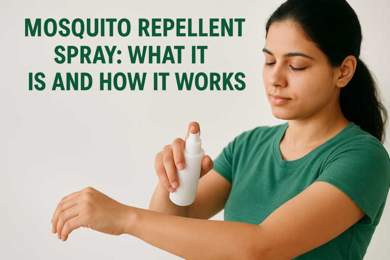 Mosquito Repellent Spray: What It Is and How It Works