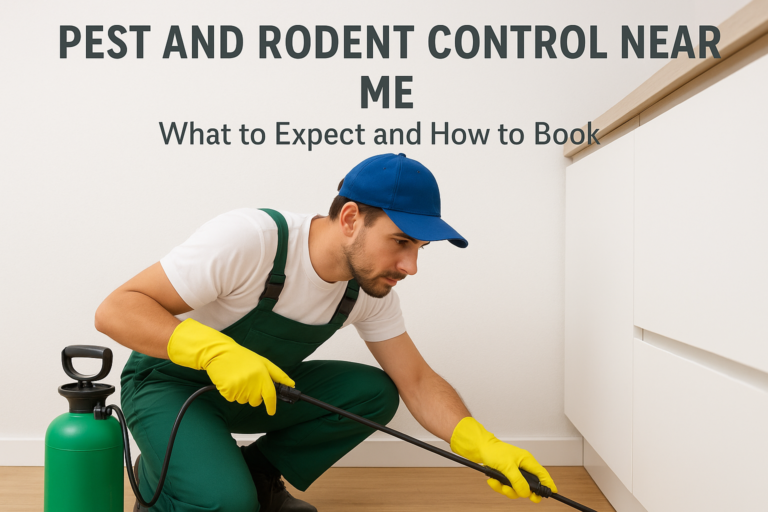 Pest and Rodent Control Near Me: What to Expect and How to Book