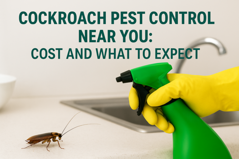 Cockroach Pest Control Near You: Cost and What to Expect