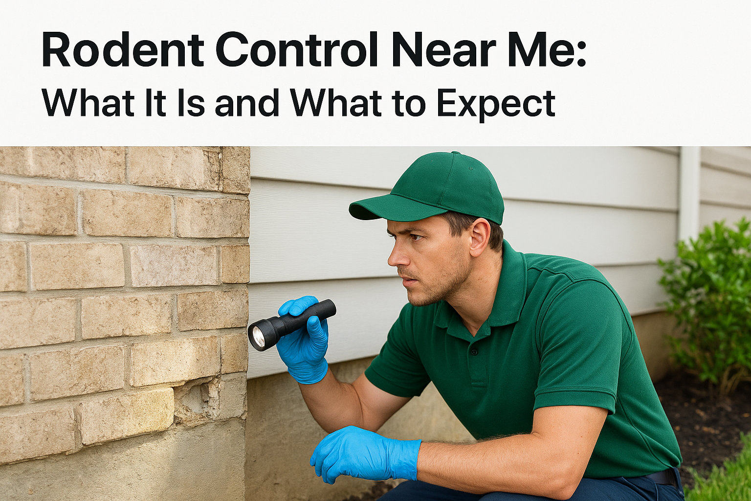 Rodent Control Near Me: What It Is and What to Expect