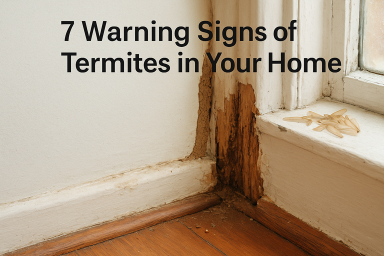 7 Warning Signs of Termites in Your Home