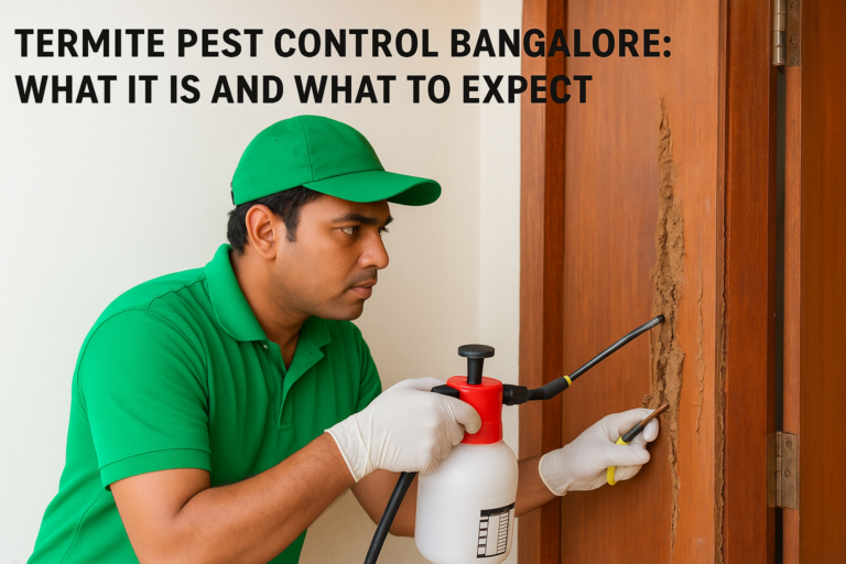 Termite Pest Control Bangalore: What It Is and What to Expect