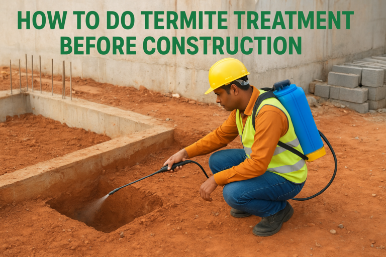 How to Do Termite Treatment Before Construction